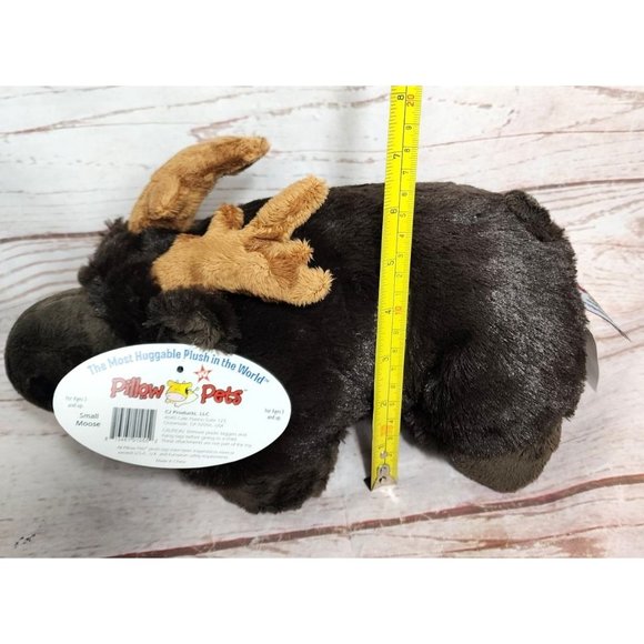 2011 My Pillow Pets Premium Small Moose Teddy Pillow Cuddle Teddy - Picture 4 of 16